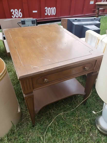 Photo of free Bed, chairs, side table, notecards (Penn Branch DC) #4