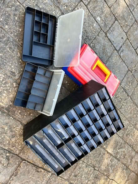 Photo of free Assorted small storage boxes (Middle Aston OX25) #1