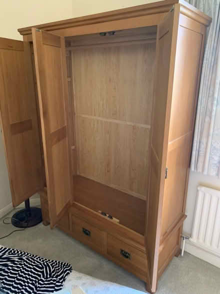 Photo of free Triple wardrobe in a solid wood (Loose, Maidstone) #1