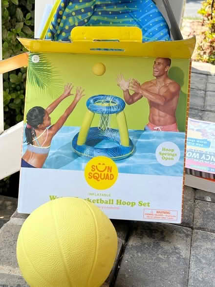 Photo of free Pool basketball hoop set (Waters Landing) #1