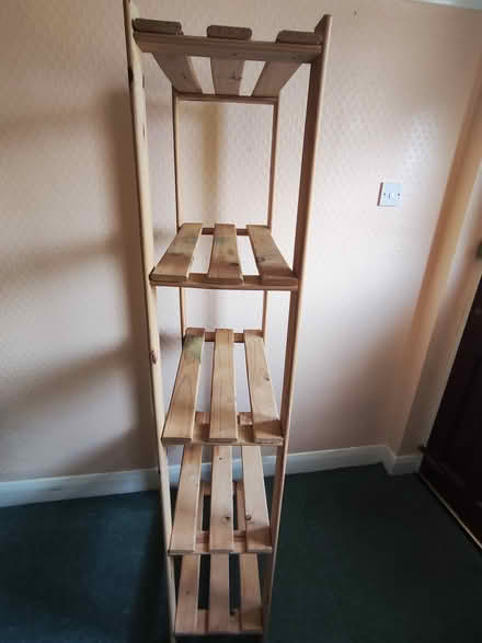 Photo of free Wooden Tall Shelving Unit (Chingford, E4) #3