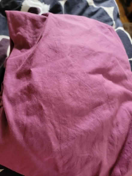 Photo of free Queen purple 100% cotton sheet set (Udist) #1