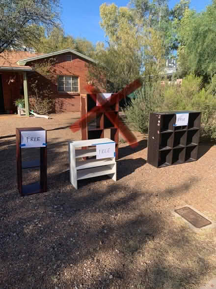 Photo of free wooden shelves (Midtown) #2