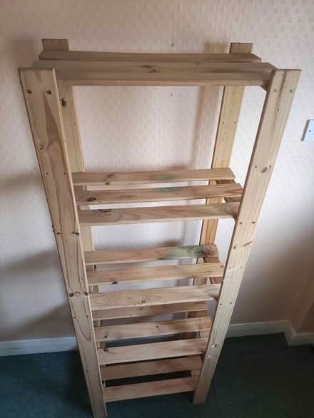 Photo of free Wooden Tall Shelving Unit (Chingford, E4) #4