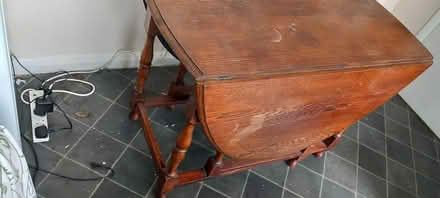 Photo of free Old good sold table (marlborough) #2
