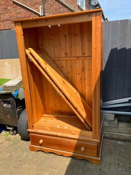 Photo of free Solid pine wardrobe (Ipswich Suffolk) #1