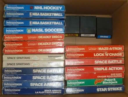 Photo of free 22 Old poor box Intellivision games (Bells Corners) #1