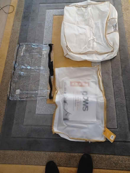 Photo of free 3 x Zipped Storage Pillow Protectors (Queen's Hills NR8) #1