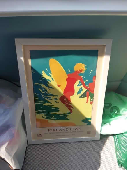 Photo of free Surf poster in frame (SN15) #1
