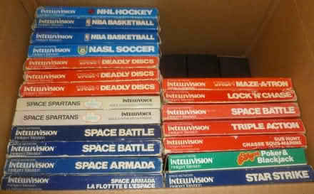 Photo of free 22 Old poor box Intellivision games (Bells Corners) #2
