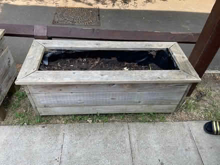 Photo of free 2 x wooden planters (Marston Moretaine, MK43 0) #1