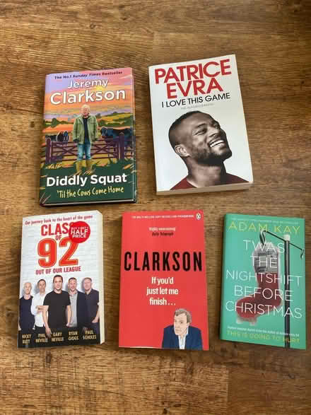 Photo of free 5 Books (Peel Hall Wythenshawe M22) #1