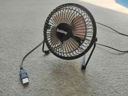 Photo of free Beldray Small USB Fan (Chingford, E4) #2
