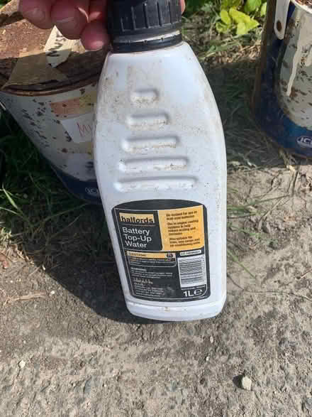 Photo of free Battery top up water (Cornwall AONB TR19) #1