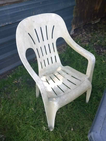 Photo of Plastic garden chairs (stackable) (Ainsdale PR8) #1