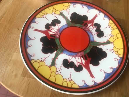 Photo of free Repro Clarice Cliff charger (Southsea, Portsmouth PO4) #2