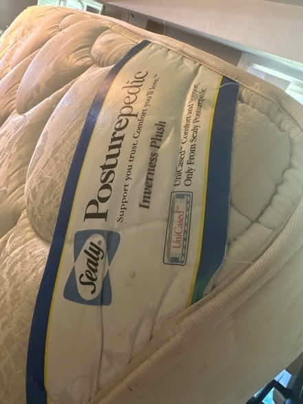 Photo of free Queen Sealy Posturepedic Mattress (Near downtown Greensboro) #2