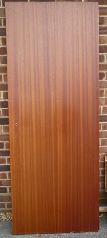 Photo of free Internal sapele-type door (Taverham NR8) #1