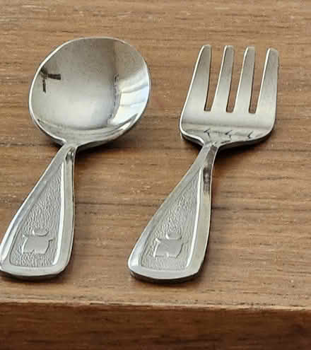Photo of free Toddler stainless spoon and fork (Powhatan Crossing) #1