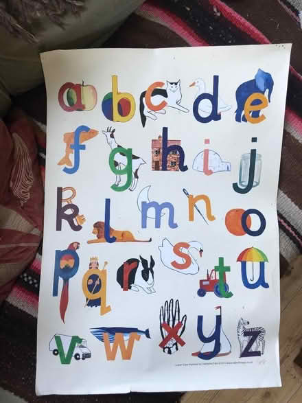 Photo of free Alphabet poster (Oxlinch GL10) #1
