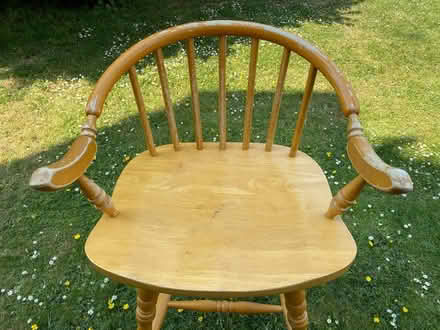 Photo of free Solid pine bar chair (central Steyning) #2