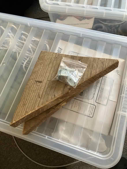 Photo of free Rustic corner shelves and fixings (TN35 Ore) #1