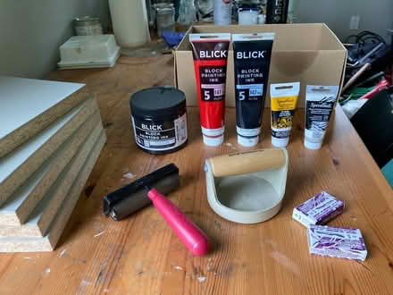 Photo of free Linocut supplies (Germantown) #1