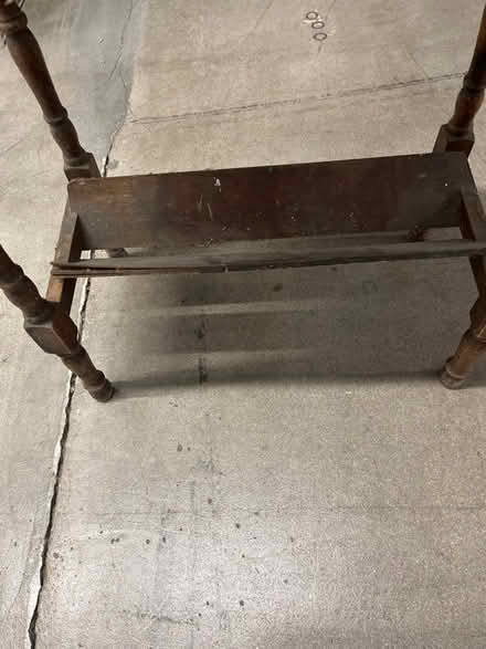 Photo of free 2 outside metal and wood chairs (Mineral and Santa Fe) #2