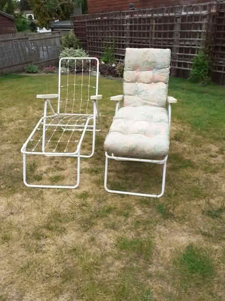 Photo of free 2 reclining sun loungers (Croham CR2) #1