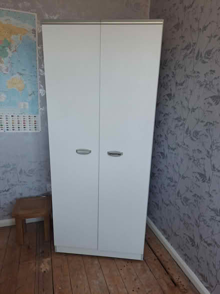 Photo of free Small white wardrobe (Ellesmere Port CH66) #1