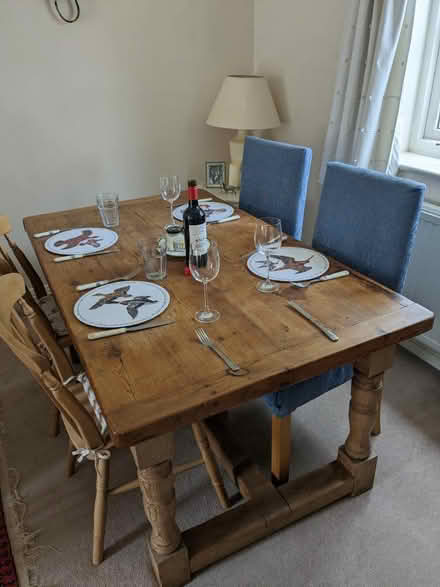 Photo of free Antique Pine Refectory Table (SN8) #3