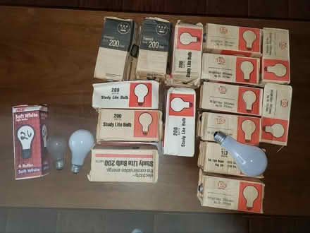 Photo of free REPOSTED! Incandescent Light Bulbs (Schaumburg & Barrington Rds) #1