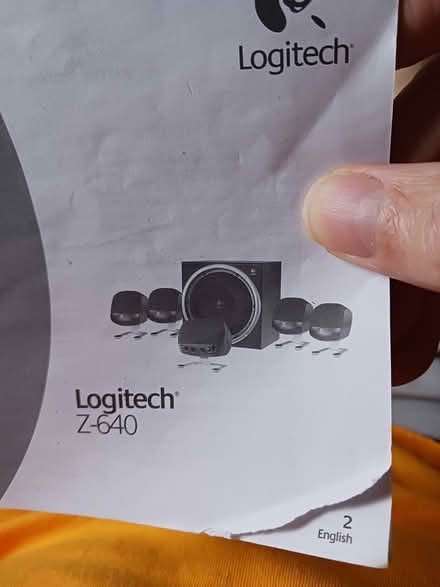 Photo of free Logitech z-640 5.1 speaker system (Near Clearwater High School) #1