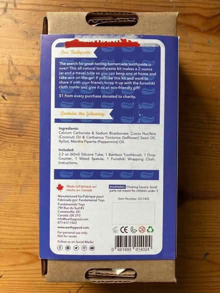 Photo of free Toothpaste making kit (Germantown) #2