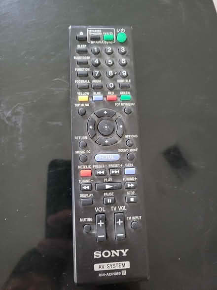 Photo of free SONY remote for sound system (Westside (295 at Blanding)) #1