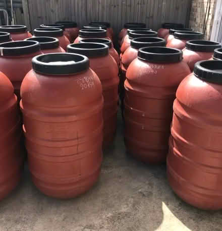 Photo of Large plastic barrels/drums & lids (Darland, Medway, ME5) #1