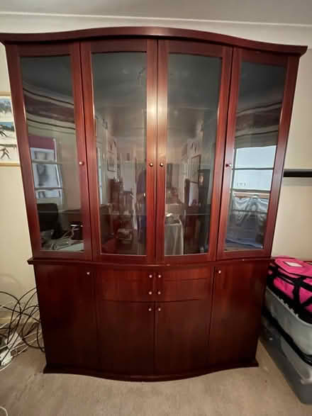 Photo of free Large Skovby Display Cabinet (Oxford OX2) #1