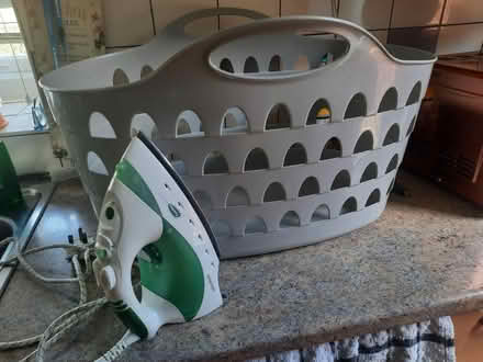 Photo of free Iron and washing basket (S26) #2