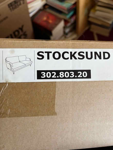 Photo of free IKEA STOCKSUND couch slipcover (Magnolia) #2