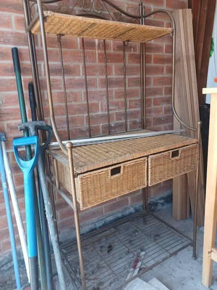 Photo of free Wicker and metal tall unit (Tuebrook L6) #1