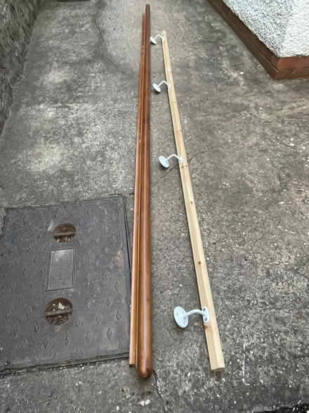 Photo of free Wooden stair rails (Cyncoed CF23) #1
