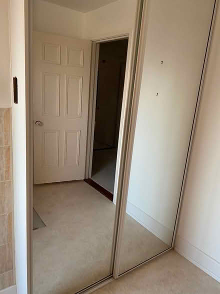 Photo of free 2 x Sliding Mirror Doors, Shelving and Track (Portsea PO1) #4