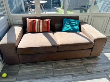 Photo of free 2 seater plus ottoman (MK45) #2