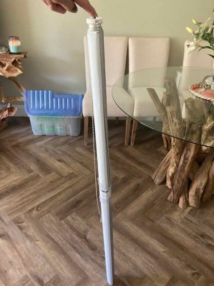 Photo of free White roller blind (Hatfield) #2