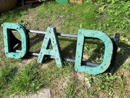 Photo of free 'DAD' funeral flower oasis frame (Horsham.) #1