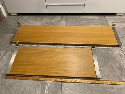 Photo of free Two heavy ikea shelves with brackets (Bloomfield) #3