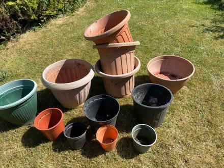 Photo of free Selection of plant pots (Newbiggin CA11) #1