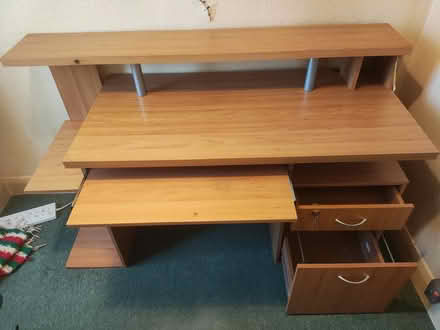 Photo of free Large Computer Desk & Chair (Chingford, E4) #4