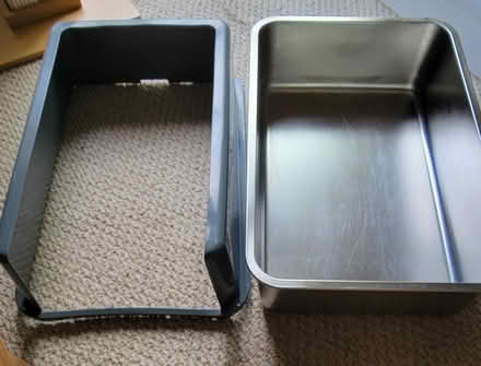 Photo of free Stainless steel litter box (Willistown, Near Rt3 & 352) #1