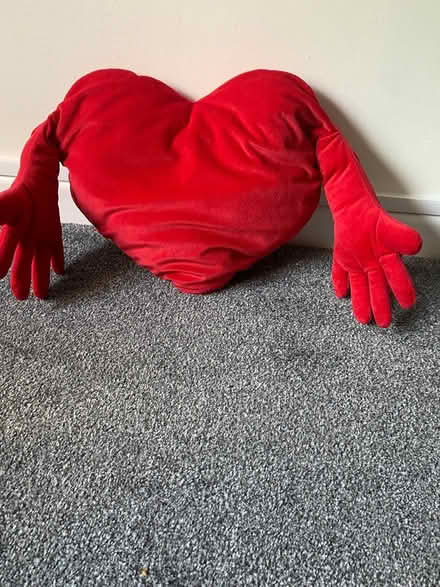 Photo of free IKEA Soft Heart Shaped Cushion (Westbourne, Bournemouth) #1